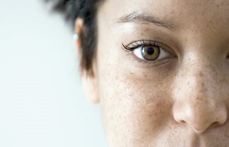 Tvár ázijskej ženy