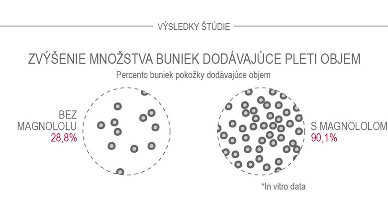 Magnolol pomáha zvyšovať množstvo buniek, ktoré dodávajú pleti objem