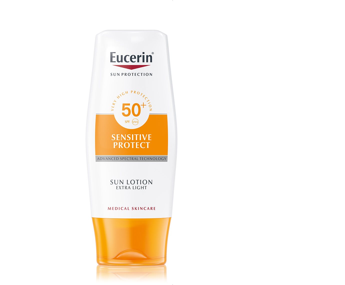 Extra ľahké mlieko na opaľovanie Sensitive Protect SPF 50+