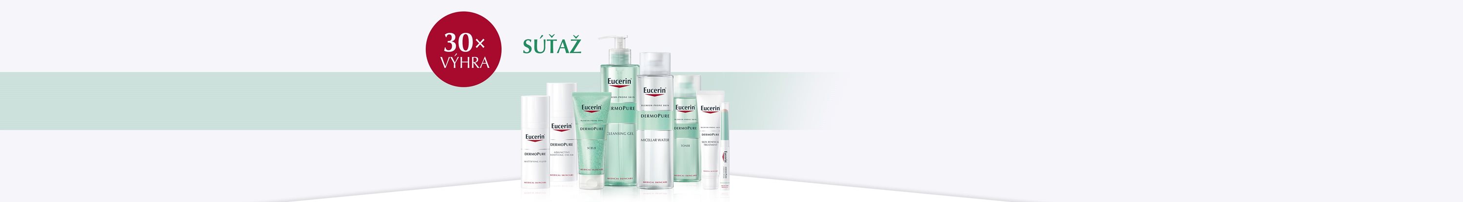 Súťaž o produkty Eucerin Dermopure